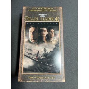 Pearl Harbor VHS 2 Video Tape Set 60th Anniversary Commerative Edition